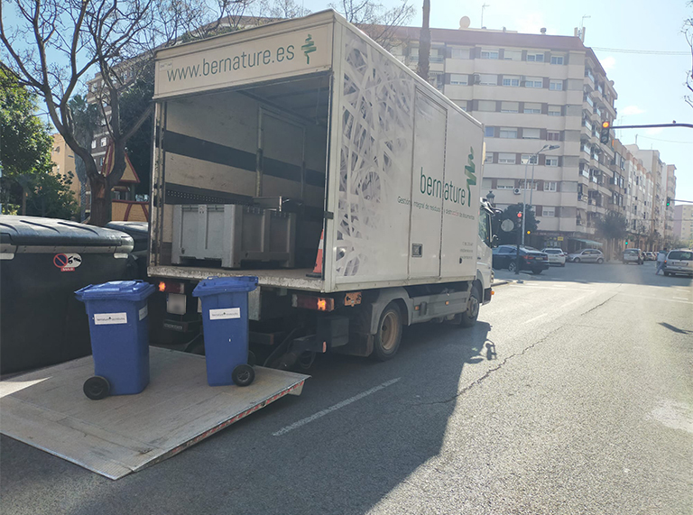 GESTION DE RESIDUOS plataforma paletizado